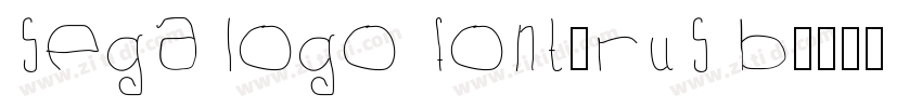 SEGA LOGO FONT(RUS B字体转换